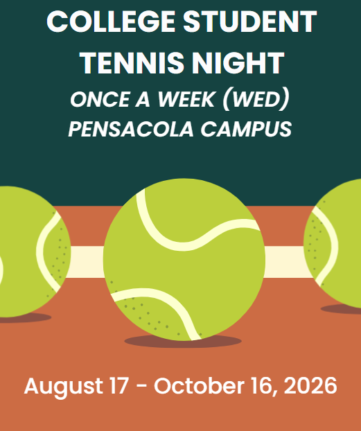 College Student Tennis Night | Pensacola | - Fall 2026