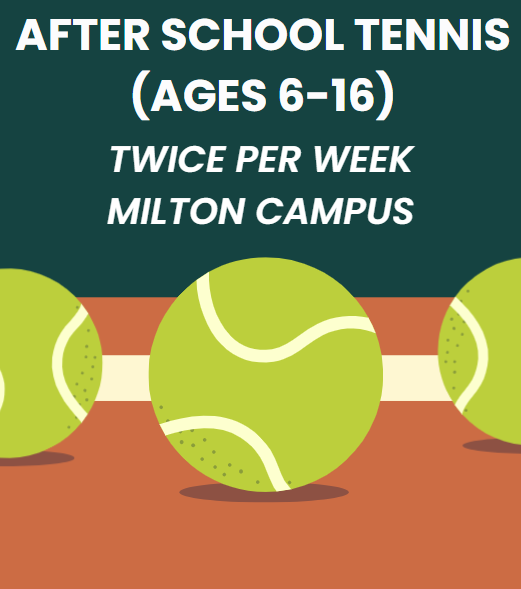 After School Tennis | Twice per Week | Milton - Fall 2026