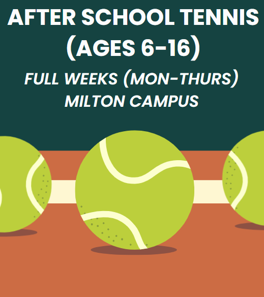 After School Tennis | Full Weeks | Milton - Fall 2026