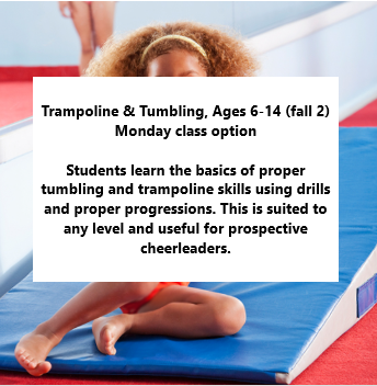 Trampoline and Tumbling (Fall 2, Monday) - FA26