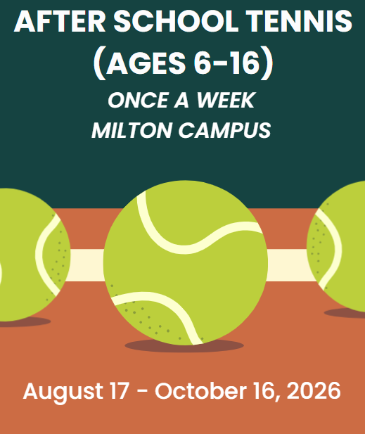 After School Tennis | Once per Week | Milton - Fall 2026