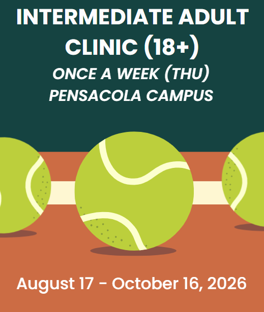 Intermediate Adult Tennis Clinic | Pensacola | - Fall 2026