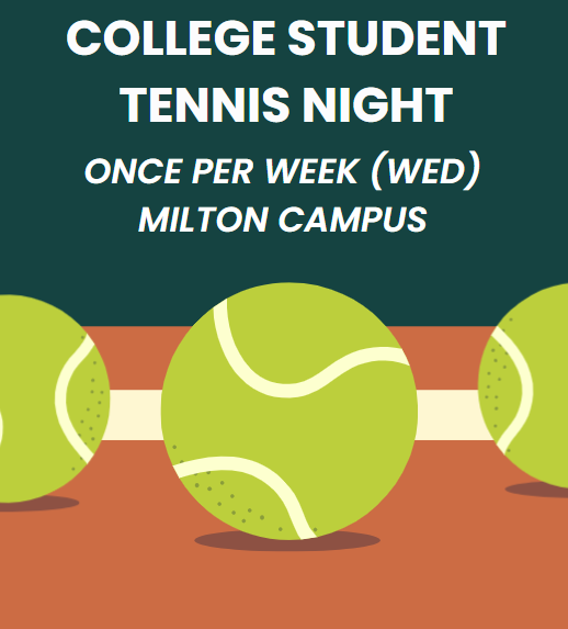 College Student Tennis Night | Milton | - Fall 2026