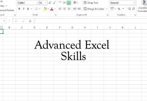 Advanced Excel Skills - Summer 2026