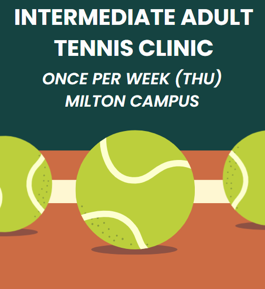 Intermediate Adult Tennis Clinic | Milton | - Fall 2026